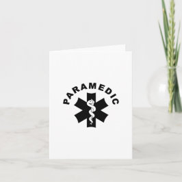 Tarjeta Tema del paramédico