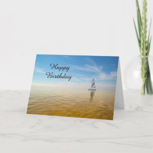 Tarjeta Tema del tablero de cartas de cumpleaños feliz