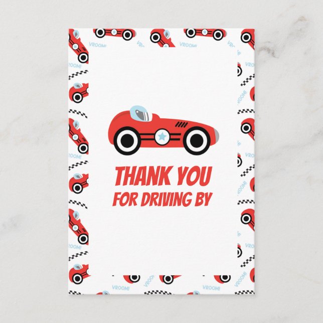 Tarjeta temática de Carreras de agradecimiento (Anverso)