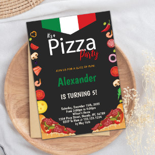 Tarjeta temática de comida editable divertida para
