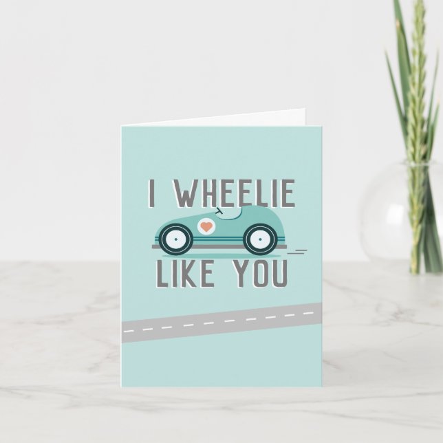 Tarjeta temática de el día de San Valentín Cute Ra (Anverso)