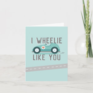Tarjeta temática de el día de San Valentín Cute Ra