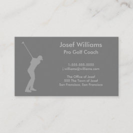 Tarjeta temática de golf - Gents