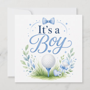 Tarjeta temática de Golf para Niño