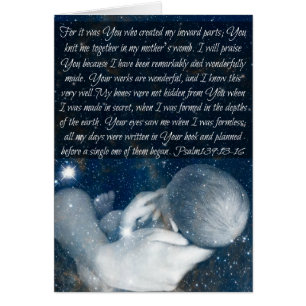 Tarjeta temeroso y maravillosamente hecha