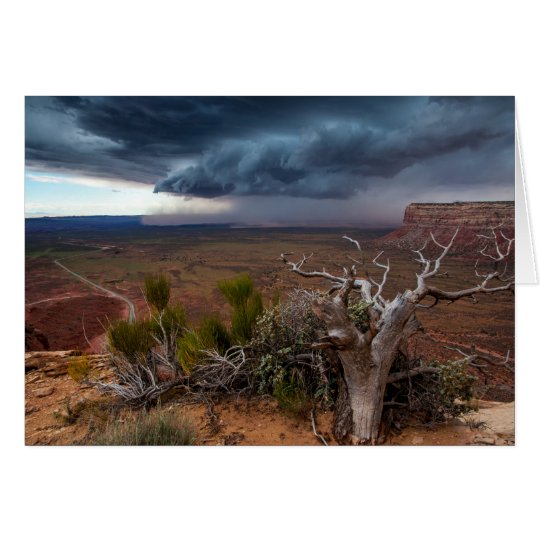 Tarjeta Tempestad de truenos de Moki Dugway - Utah