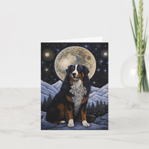Tarjeta Temporada Artful Bernese Mt Dog