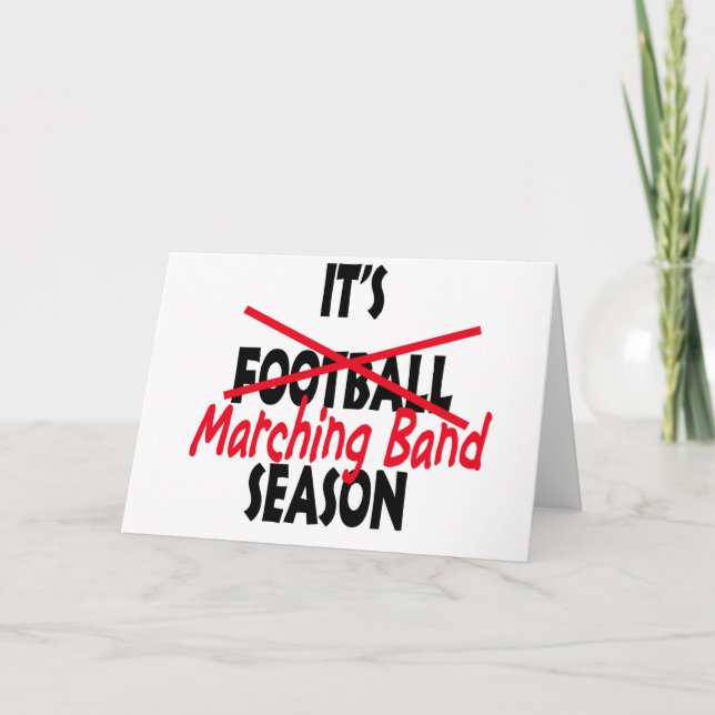 Tarjeta Temporada de Banda de Marcha / Red (Anverso)