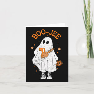 Tarjeta Temporada de fantasía aguda Fantasma Halloween Bou