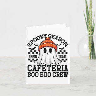 Tarjeta Temporada de fantasía Una Cafetería Boo Crew Profe