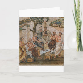 Tarjeta Temporada de festividades en la Academia de Platón