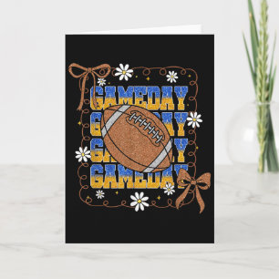 Tarjeta Temporada de Fútbol Día de Partido Fútbol Mama Chi