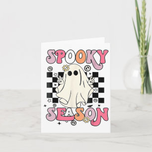 Tarjeta Temporada de Halloween de fantasía