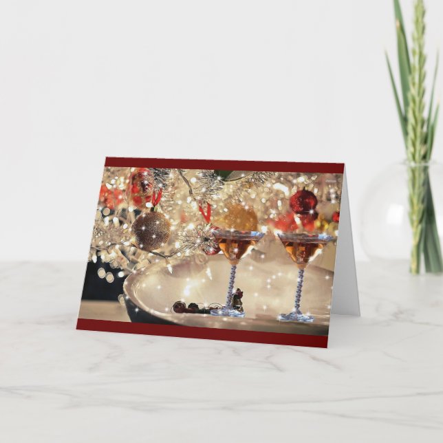 TARJETA **TEMPORADA DE NAVIDADES Y SALUTACIONES** (Anverso)