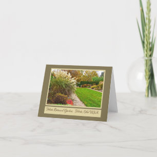 TARJETA "TEMPORADA DE OTOÑO DEL JARDÍN BOTÁNICO TOLEDO"
