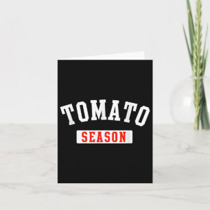 Tarjeta Temporada de tomate Gracioso huerto de tomates jar