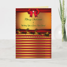 Tarjeta Temporada de vacaciones / Año nuevo de los Navidad