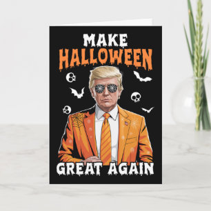 Tarjeta Temporada espeluznante divertida haz que Halloween
