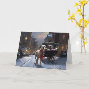 Tarjeta Temporada festiva de Navidad del Staffordshire Ame