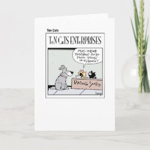 Tarjeta TEN CATS - Diez Empresas Cats