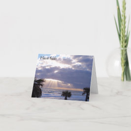 Tarjeta Ten fe en tu carta