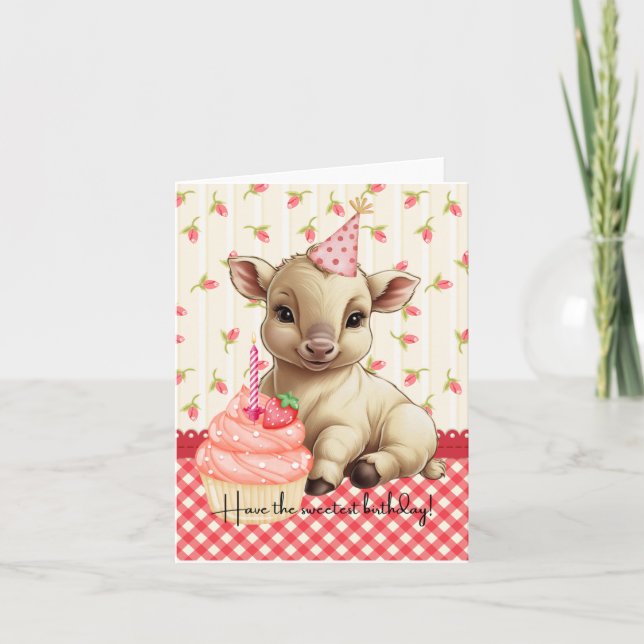 Tarjeta Ten la carta de cumpleaños más dulce (Anverso)