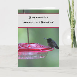 Tarjeta Ten un cumpleaños de Hummingbird