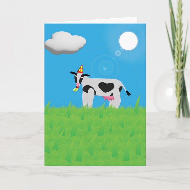 Tarjeta Ten un cumpleaños UBER-mente genial (Anverso)