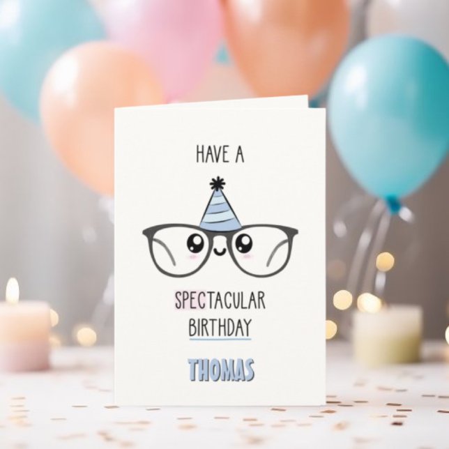 Tarjeta Ten Un Espectacular Cumpleaños Gracioso (Have A Spectacular Birthday Funny Birthday Greeting Card)