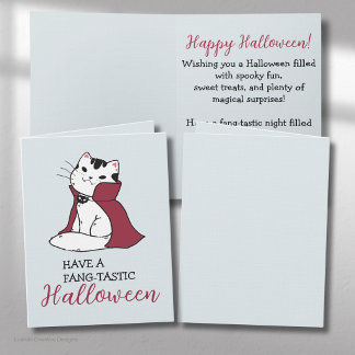 Tarjeta Ten un Halloween divertido y fantástico