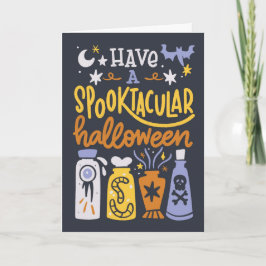 Tarjeta Ten un Halloween Espeluznante