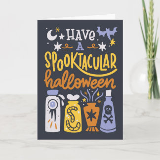 Tarjeta Ten un Halloween Espeluznante