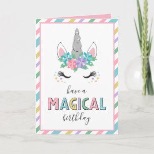 Tarjeta Ten Un Magnífico Nacimiento De Unicornio
