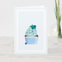 Ten un pastel de arándano de cumpleaños feliz de B