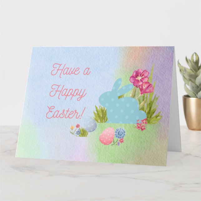 TARJETA TEN UNA FELIZ PASCUA (Planta pequeña)