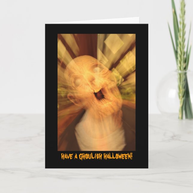 Tarjeta ¡ten una halloween honestamente honesta! (Anverso)