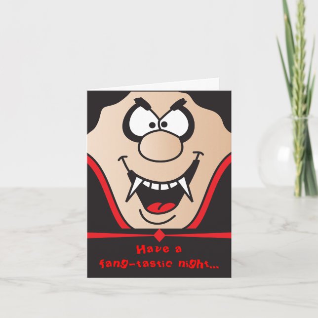 Tarjeta Ten una noche de halloween colorida (Anverso)