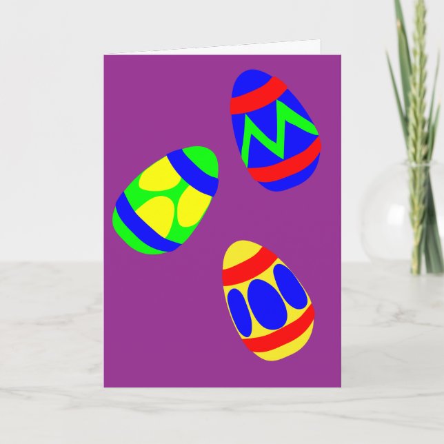 Tarjeta Ten una Pascua especial de Egg-stra (Anverso)