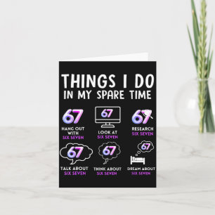 Tarjeta Tendencia de admirador divertida de Gen Alpha Humo