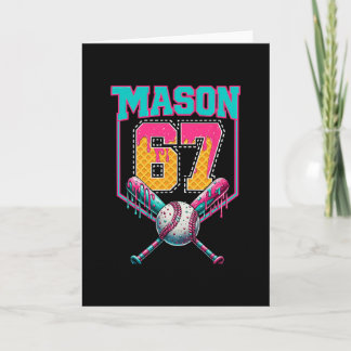 Tarjeta Tendencias Mason 67 Mem Helado Goteo Vender Cumple