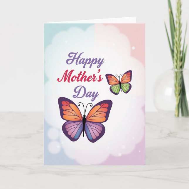 Tarjeta Tender Joy Mothers Day Card (Anverso)