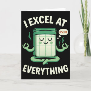 Tarjeta Teneduría de libros I Excel en todo Contador de Yo