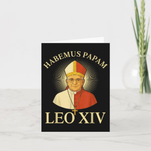 Tarjeta Tenemos Un Papa_ Habemus Papam 2025 Leo Xiv