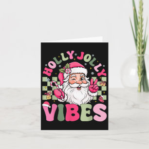 Tarjeta Tener Navidades De Jolly De Xmas Holly Vibes De Co