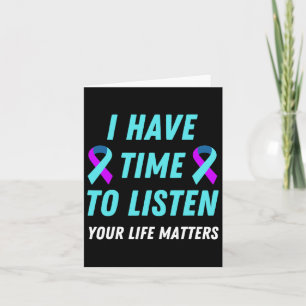 Tarjeta Tener Tiempo Para Escuchar La Conciencia Sobre La 