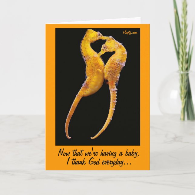 Tarjeta Tener un bebé (Anverso)