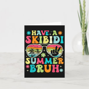 Tarjeta Tener Un Maestro Bruto De Verano De Esquí El Últim