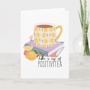 Tarjeta Tener Una Copa De Cita Positivitea