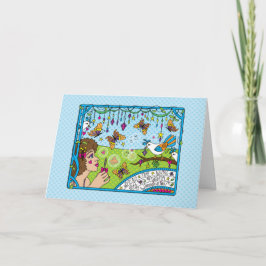 Tarjeta Tenga una imaginación juguetona_Saludo