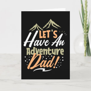 Tarjeta Tengamos una aventura papá